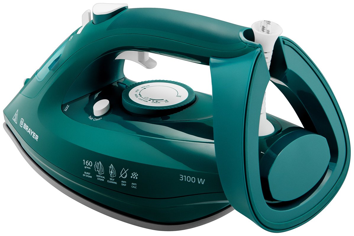 Утюг BRAYER 4013BR зеленый - ForteMarket Утюг BRAYER 4013BR зеленый купить,0