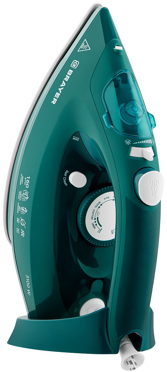Утюг BRAYER 4013BR зеленый купить,NaN