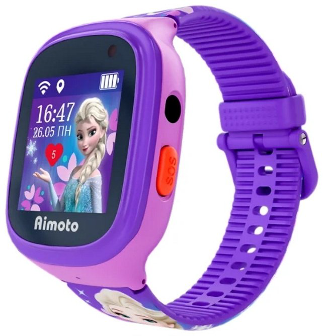 Смарт-часы Aimoto Disney Эльза фиолетовый-черный купить,NaN