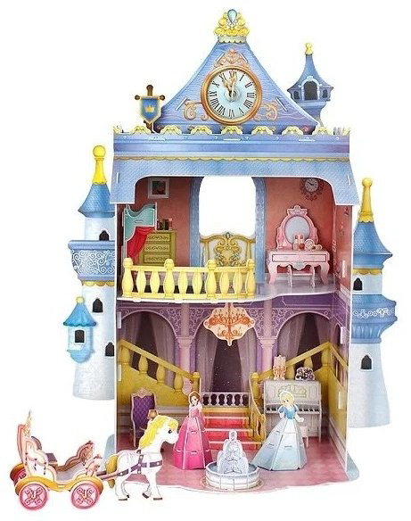 Пазл Cubic Fun Замок Принцессы P809h 81 деталь купить,7701