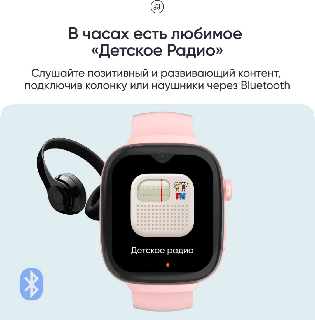 Смарт-часы Elari KidGram 48 мм розовый купить,NaN