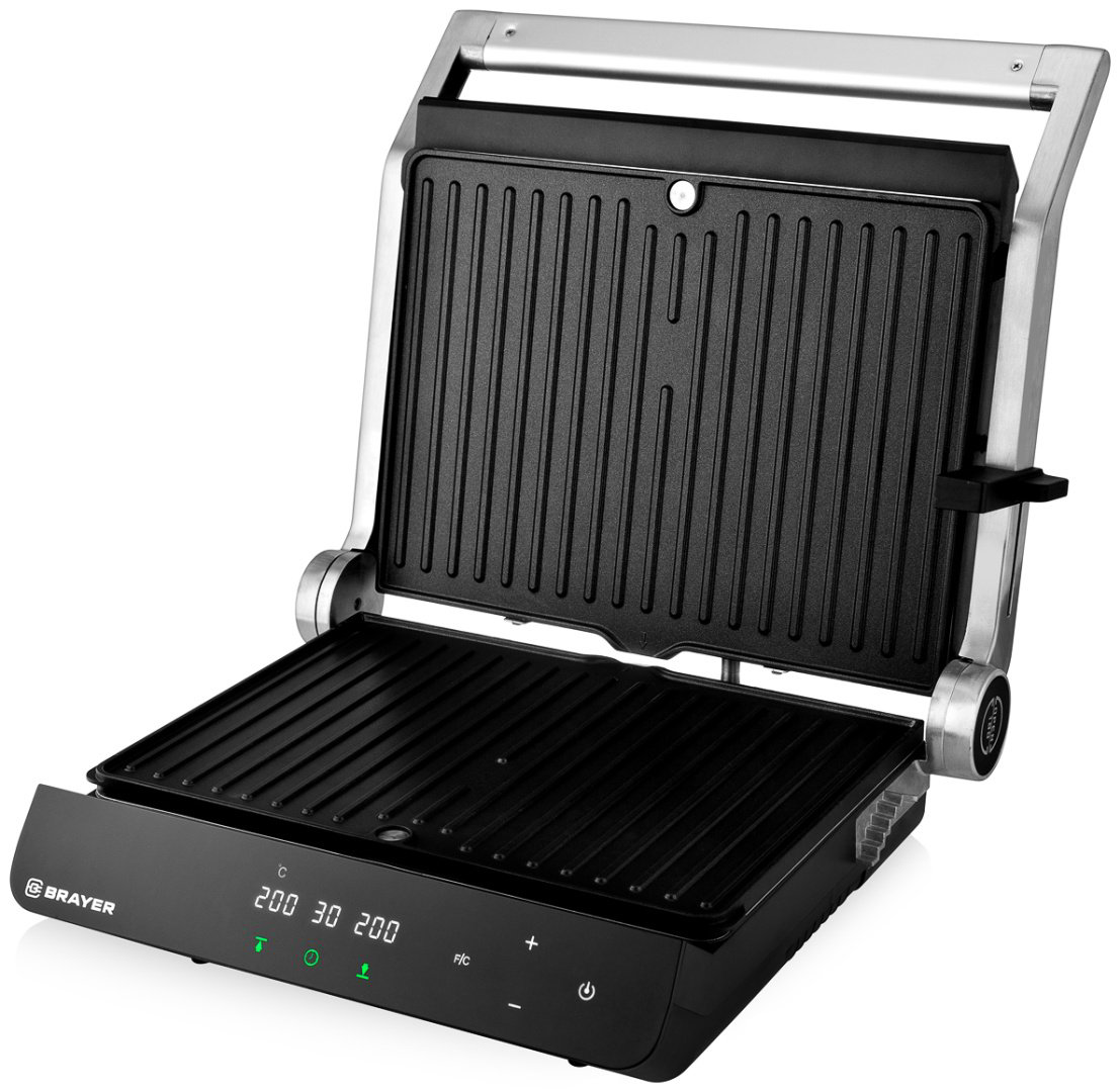 Гриль BRAYER 2008BR черный - ForteMarket Гриль BRAYER 2008BR черный купить,76990