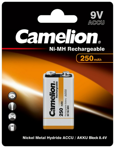 Аккумулятор 9V Camelion 1 шт