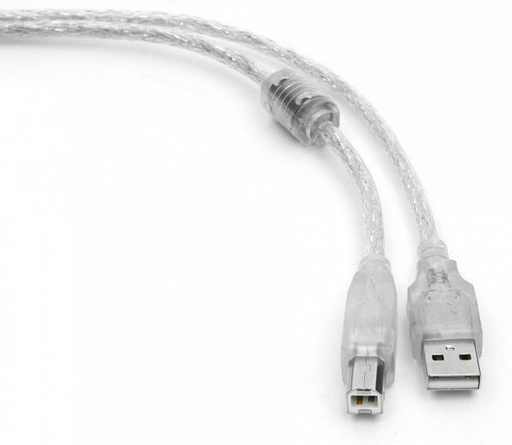 Cablexpert CCF-USB2-AMBM-TR-15 USB - USB Type-B 4.5 м прозрачный