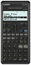 CASIO FC-100V-2-W-ET, 12-разрядный, черный