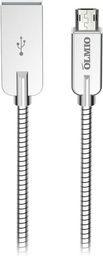 Кабель OLMIO USB 2.0 (M), micro-USB 2.0 (M), 1.2 м, серебристый