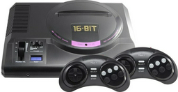 Игровая приставка Sega Retro Genesis HD Ultra 225 игр ZD-06b черная
