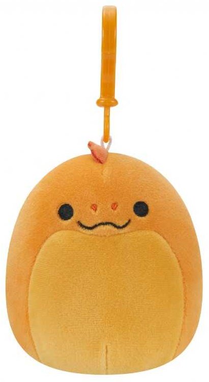 Брелок Squishmallows Угорь Onel , высота 8 см, оранжевый
