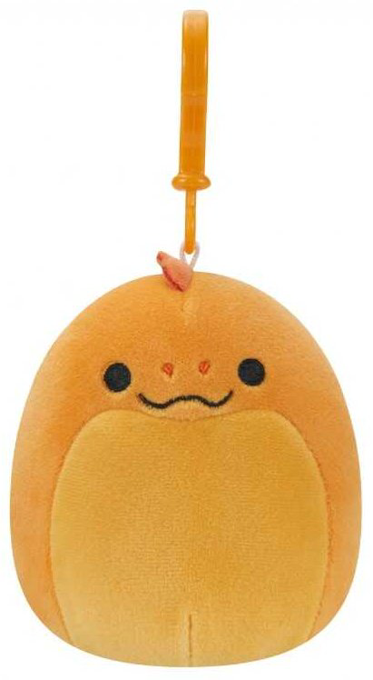 Брелок Squishmallows Угорь Onel , высота 8 см, оранжевый