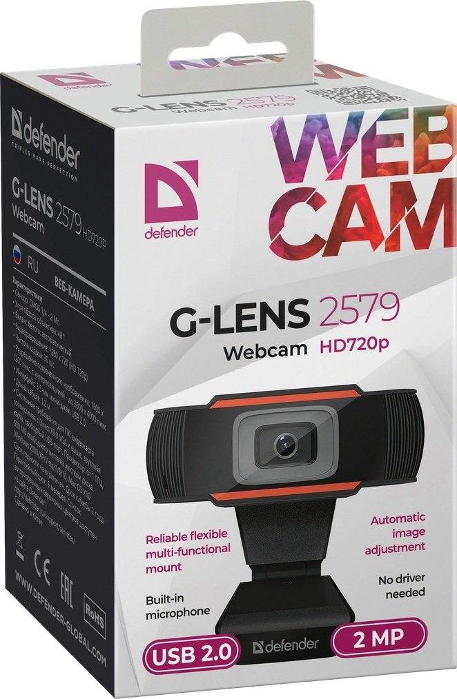 Веб-камера Defender G-lens 2579 HD купить,0