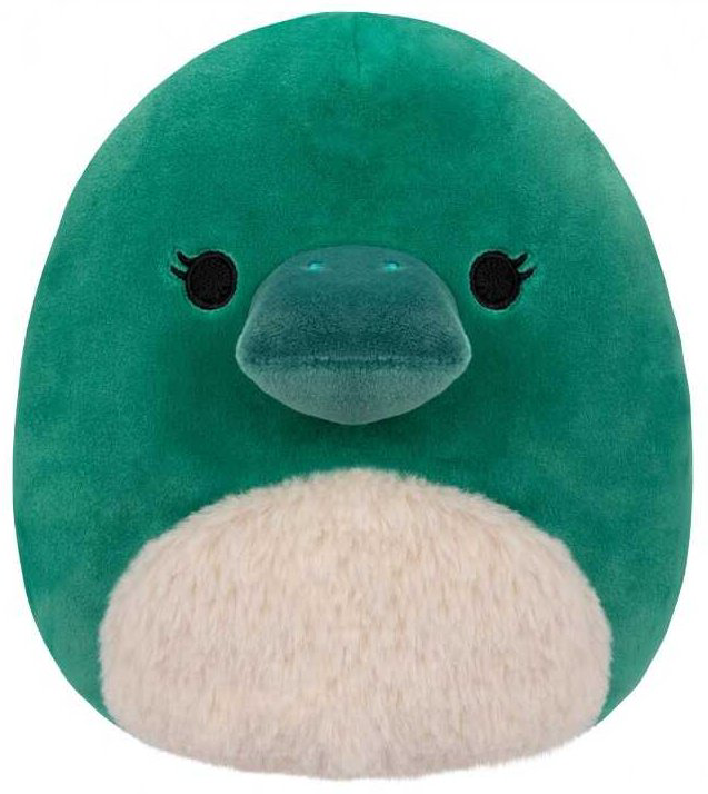 Мягкая игрушка Squishmallows Утконос Selassi, высота 12 см, зеленый купить,NaN