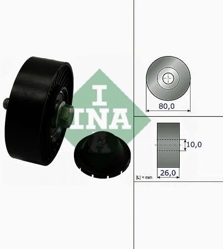 INA ролик обводной 532051210 купить,0