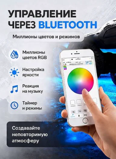 Подсветка AURORA ALO-Y2D1-RGB-D6 9 Вт овальная