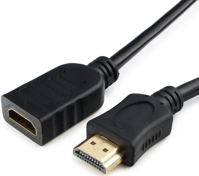 Кабель-удлинитель HDMI Cablexpert CC-HDMI4X-0.5M 19M/19F v2.0
