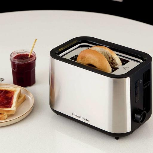 Тостер Russell Hobbs 27390-56 стальной купить,0