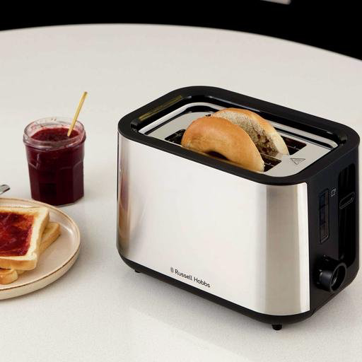 Тостер Russell Hobbs 27390-56 стальной купить,NaN