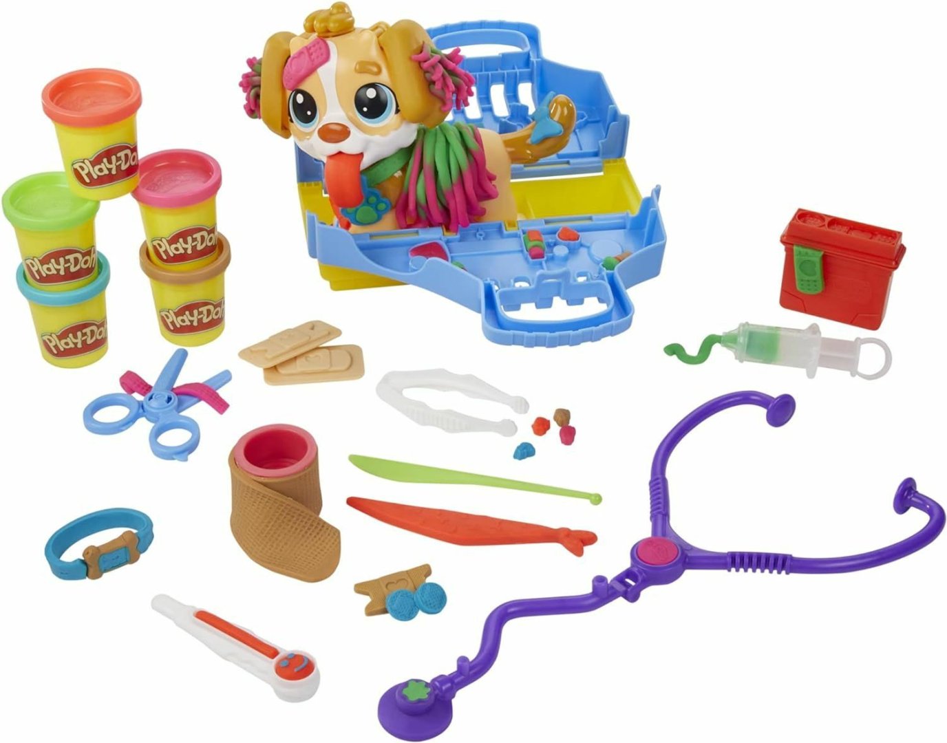 Play-Doh Ветеринар F3639 масса для лепки количество цветов: 5 шт
