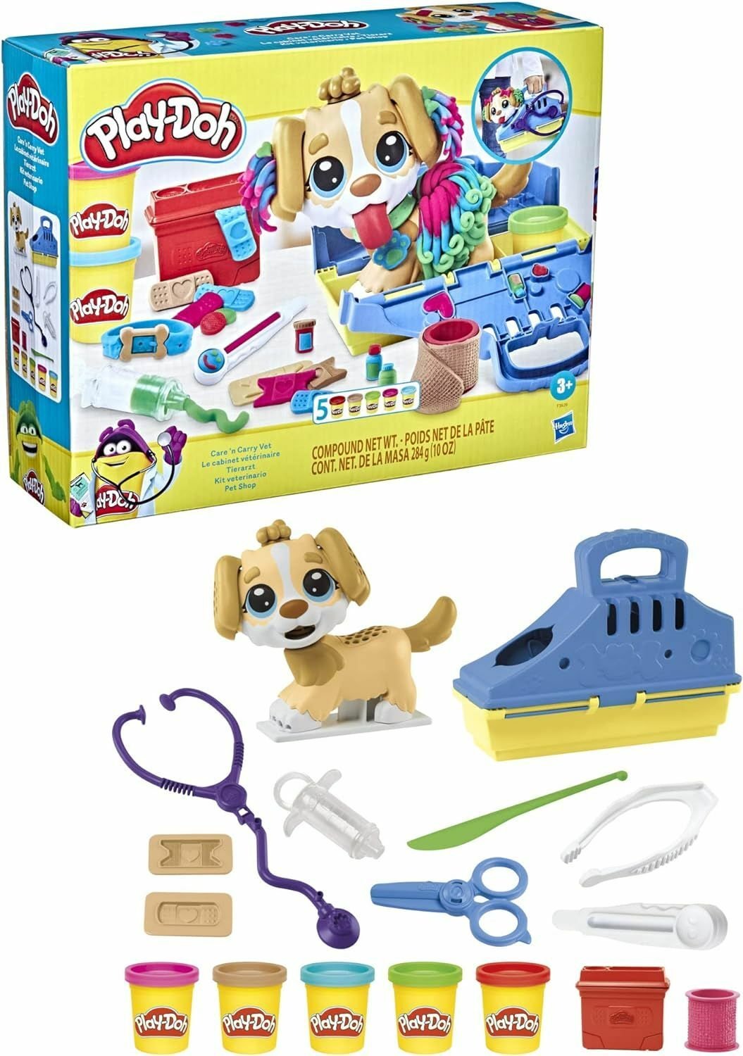 Play-Doh Ветеринар F3639 масса для лепки количество цветов: 5 шт - ForteMarket Play-Doh Ветеринар F3639 масса для лепки количество цветов: 5 шт купить,24912