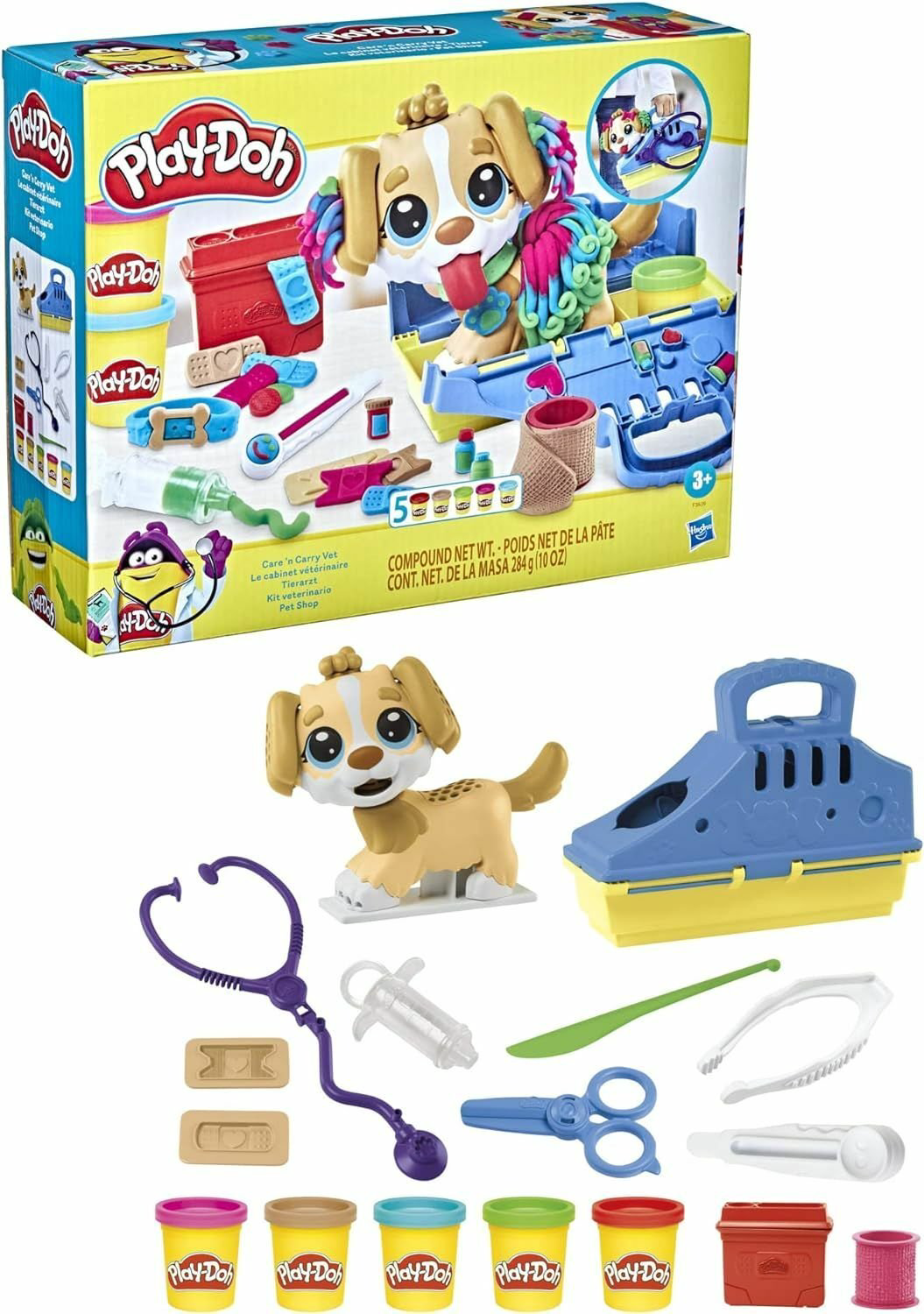Play-Doh Ветеринар F3639 масса для лепки количество цветов: 5 шт - ForteMarket Play-Doh Ветеринар F3639 масса для лепки количество цветов: 5 шт купить,24912