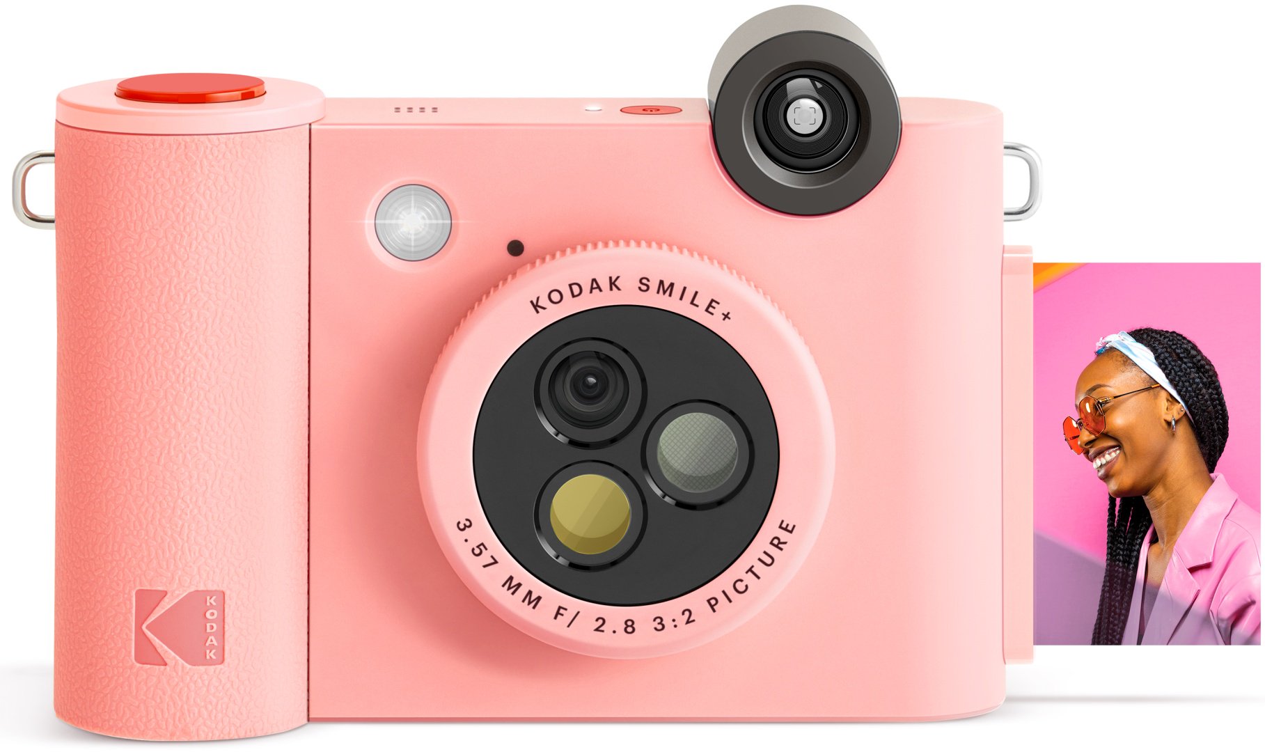 Фотокамера моментальной печати Kodak Smile&#43; розовый