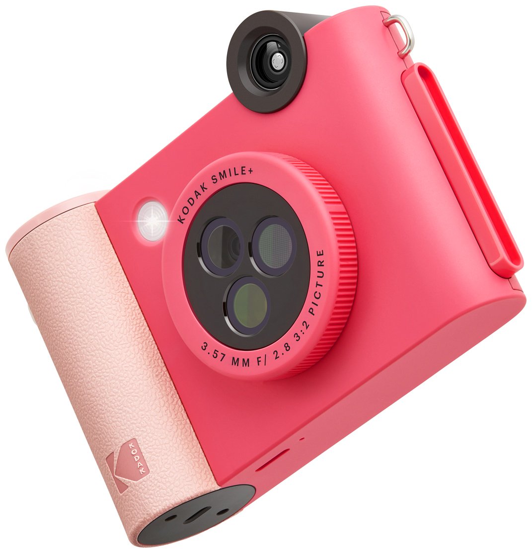 Фотокамера моментальной печати Kodak Smile+ розовый - ForteMarket Фотокамера моментальной печати Kodak Smile+ розовый купить,0