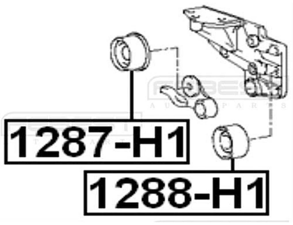 FEBEST ролик натяжителя 1288-H1 купить,NaN