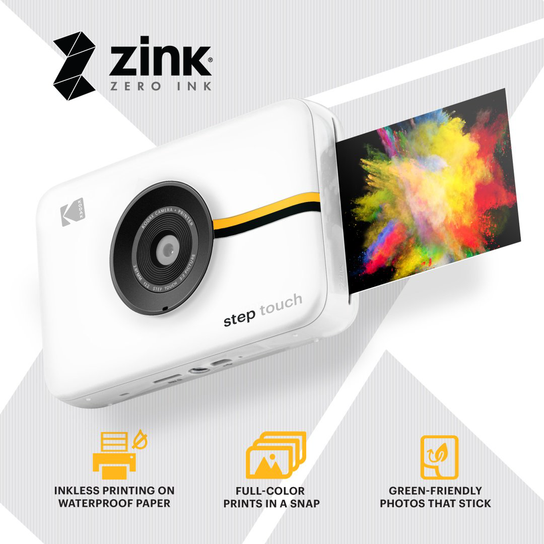 Фотокамера моментальной печати Kodak Step Touch белый - ForteMarket Фотокамера моментальной печати Kodak Step Touch белый купить,92190