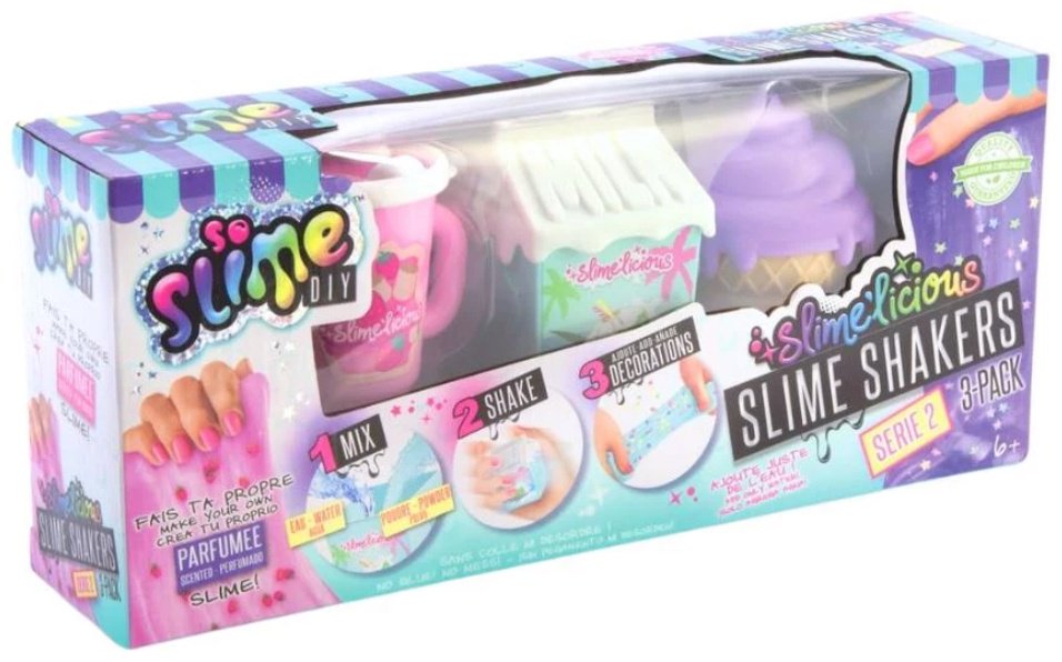 CL SSC191 Игровой набор для создания слайма Slimelicious в наборе 3шт в ассорт
