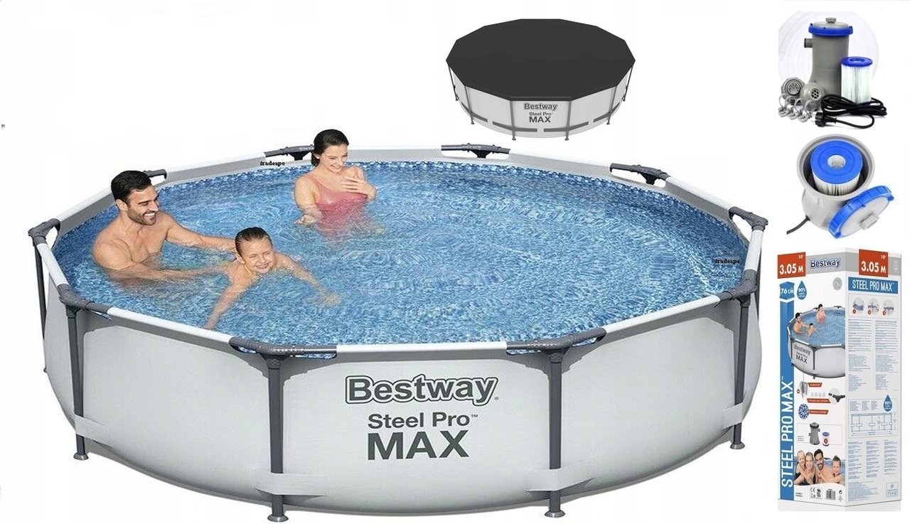 Бассейн каркасный Bestway 56408, 305x76 см