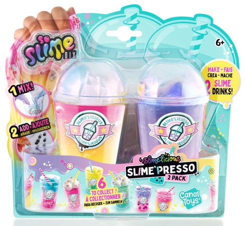 CL SSC253CL Игровой набор для создания слайма Slime Drinks в наборе 2шт в ассорт.