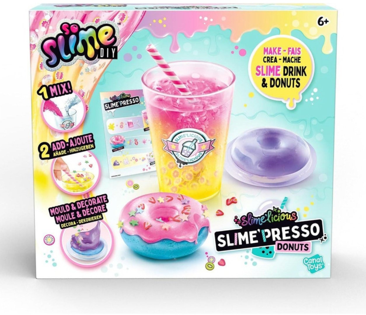 CL SSC257CL Игровой набор для создания слайма Coffee Shop