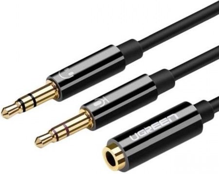 Кабель Ugreen AV140 3.5 mm jack - 3.5 mm jack 0.2 м