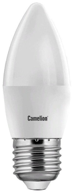 Camelion 7W E27, светодиодная, естественный белый