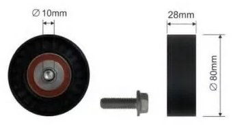 CAFFARO ролик 40-25