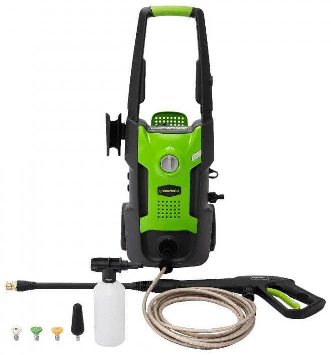 Мойка высокого давления Greenworks электрическая 120 бар, GPWG3II (5107007) купить,NaN