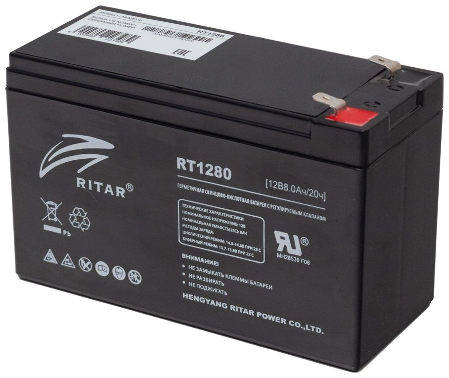 Аккумулятор Ritar Power RT1280