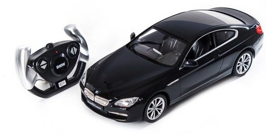 Машинка 6 Series BMW на радиоуправлении Rastar 42600B, черный