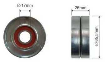 CAFFARO ролик натяжителя 383-00