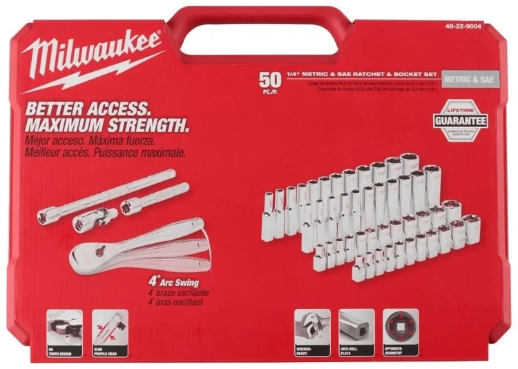 Набор головок Milwaukee 4932464944 50 предметов купить,0
