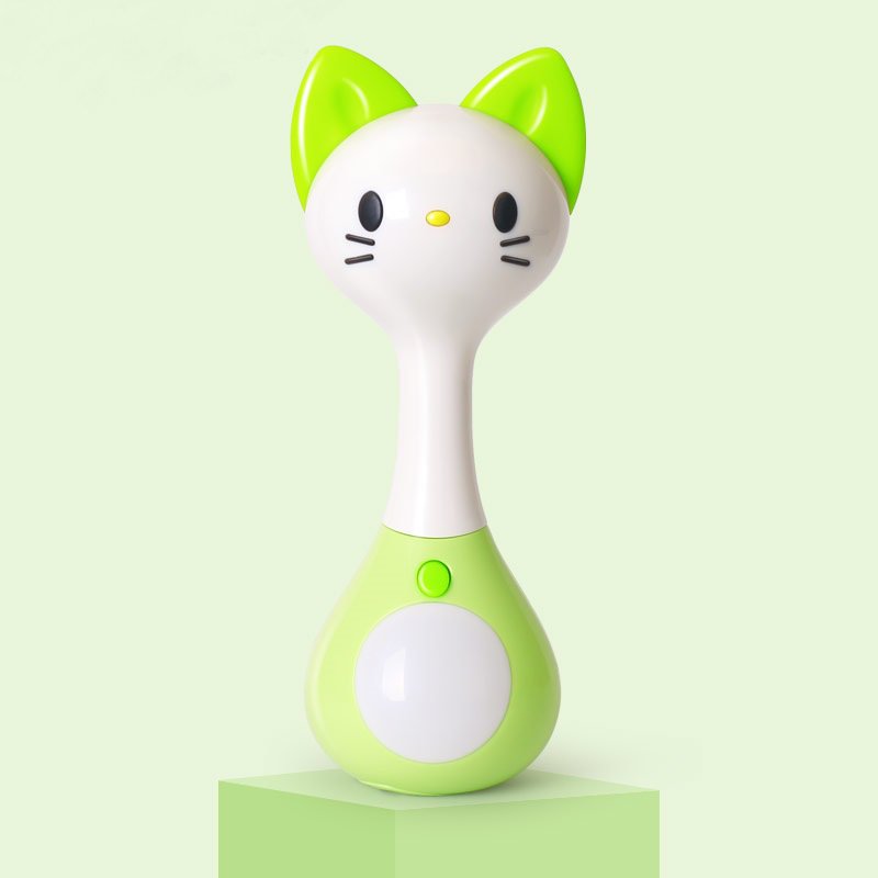 Игрушка-погремушка Hola Ритм со светом и звуком кошечка купить,NaN