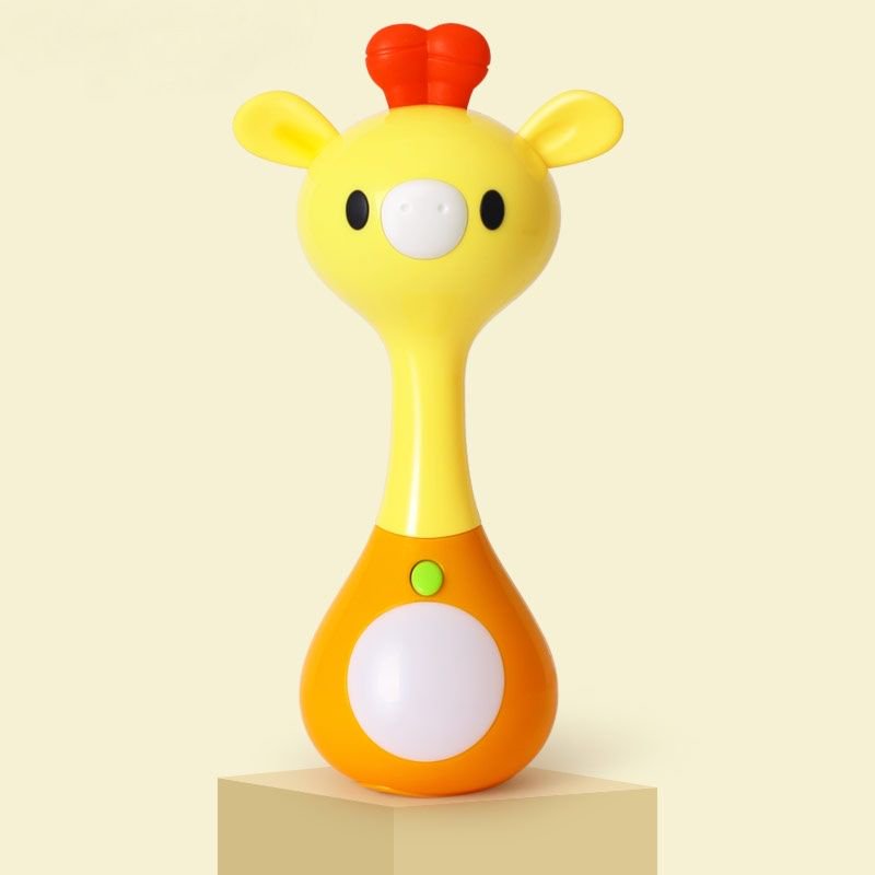 Игрушка-погремушка Hola Ритм со светом и звуком жирафик купить,NaN