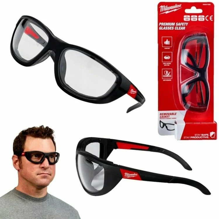 Очки защитные Milwaukee	4932471885 черные купить,NaN