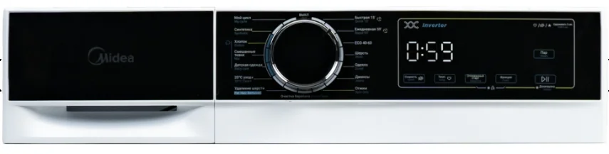 Стиральная машина Midea MFA01W70B/W-C белый, черный