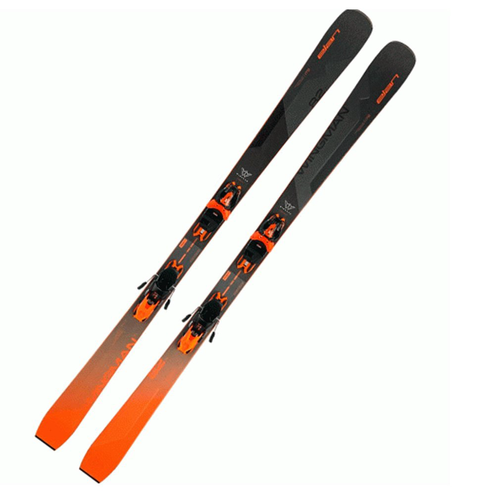 Лыжи Elan Wingman 82 Ti PS elx 11.0 ABFHBV21 172 черно-оранжевые купить,NaN