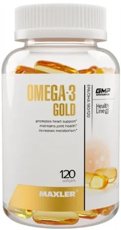 Витамин Maxler Omega-3 Gold 120 капсул купить,NaN