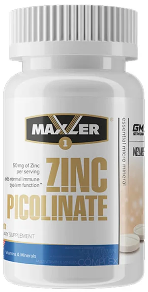 Цинк Maxler Zinc Picolinate 50 мг 60 шт купить,10000
