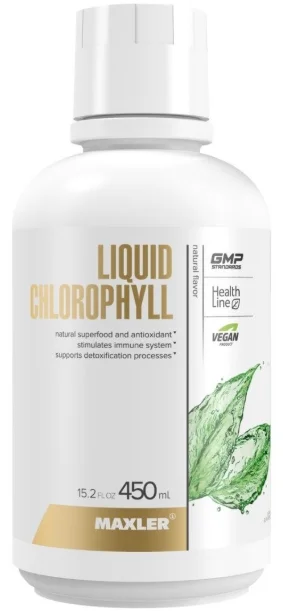 БАД Maxler Liquid Chlorophyll Natural жидкий хлорофилл 450мл купить,NaN