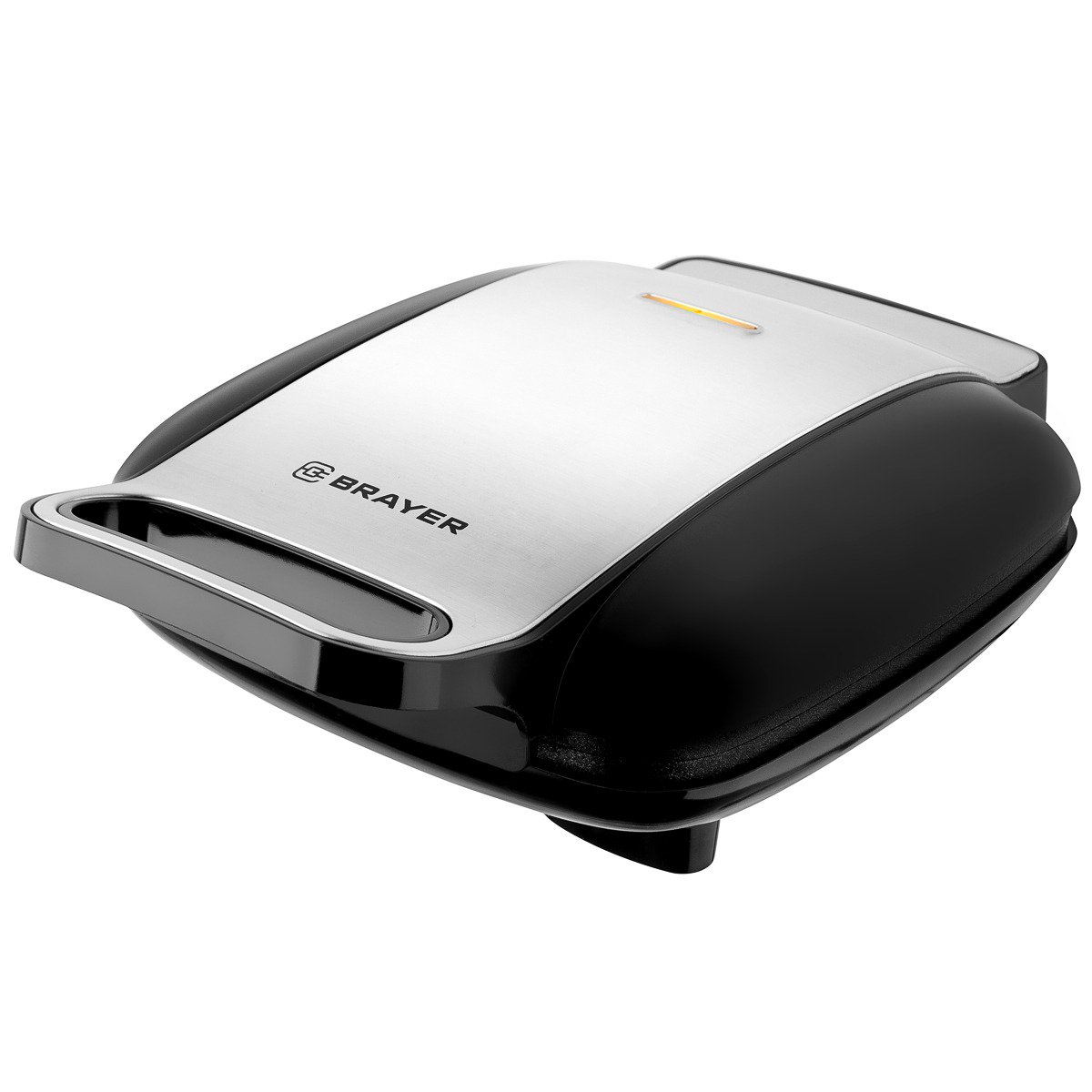 Вафельница Brayer BR2301 серебристо-черная