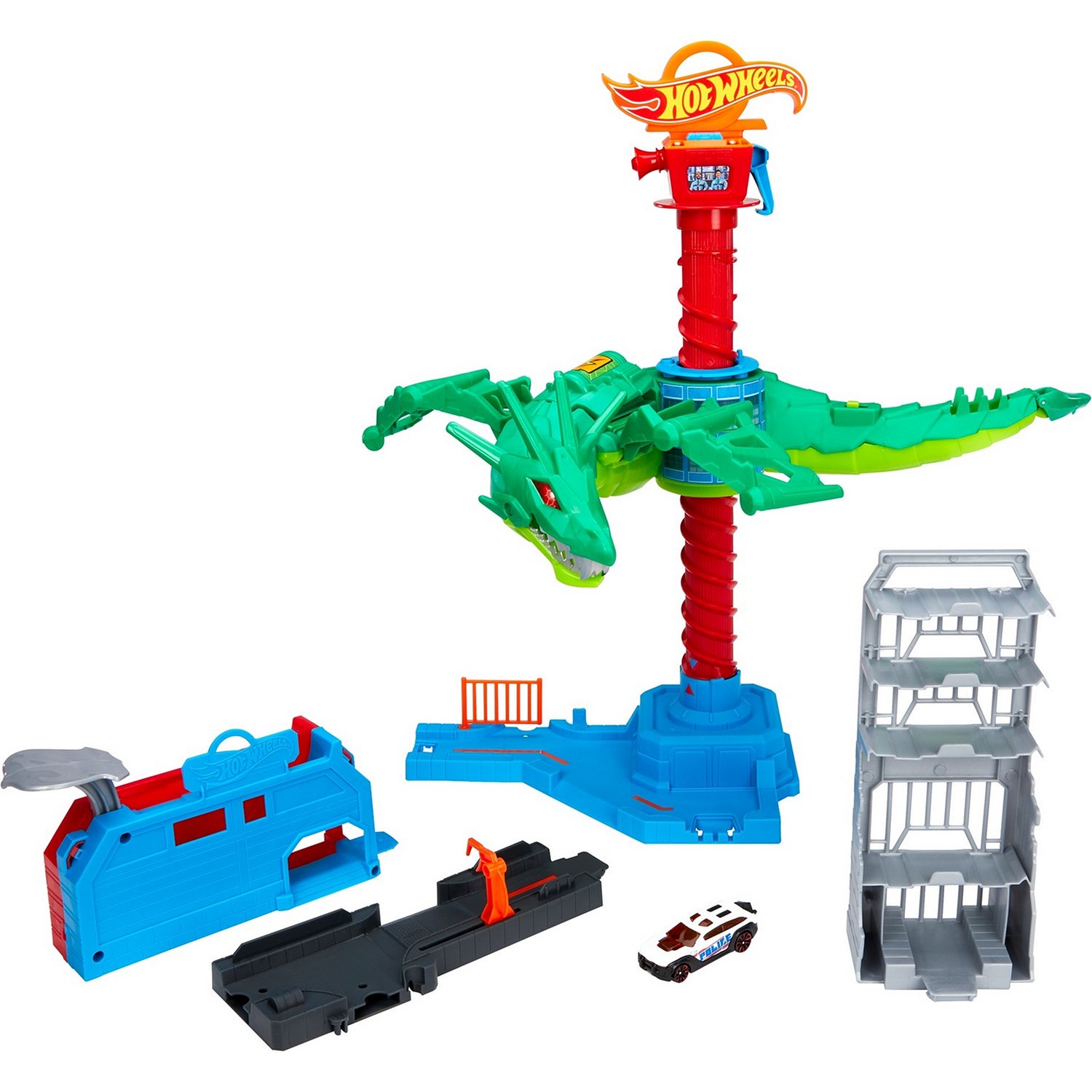 Игровой набор Hot Wheels City Воздушная атака Дракона купить,NaN