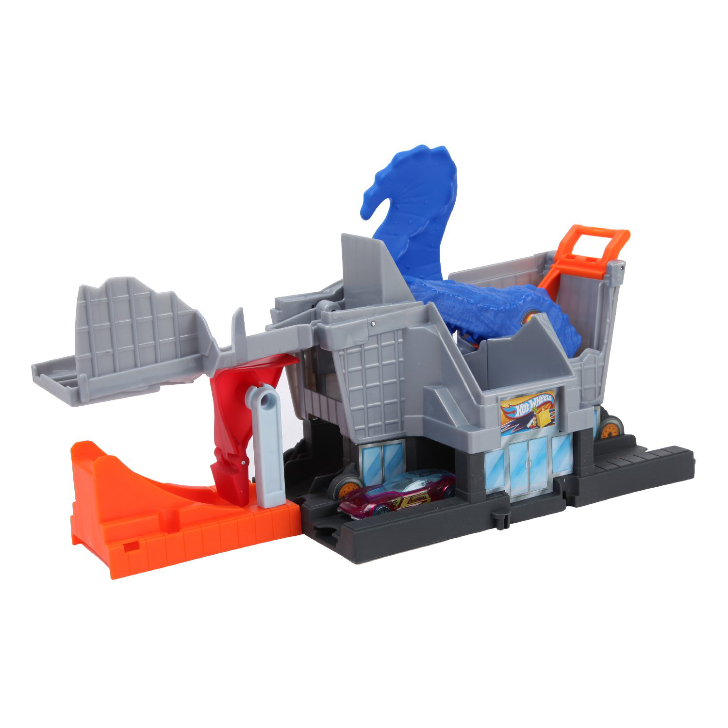 Игровой набор Hot Wheels City Атака Ти-Рекса на супермаркет купить,NaN